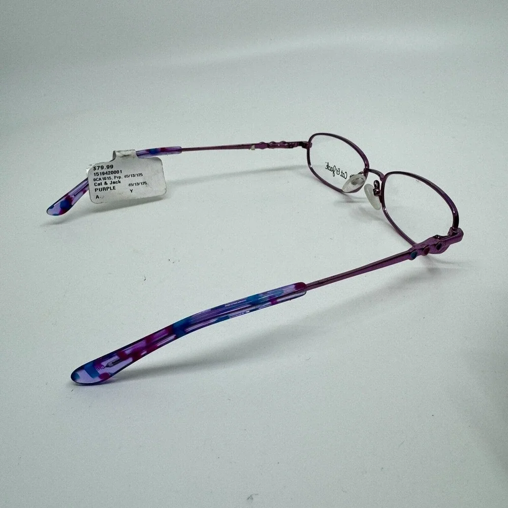 CAT & JACK CA1015 2546 Purple Girls Full Rim Eyeglasses‎ Frames 45-13-125 H10519